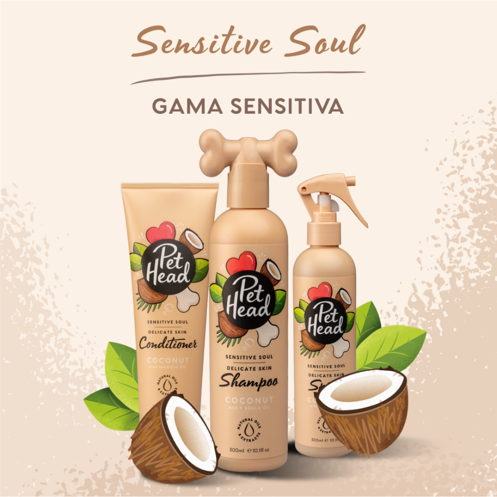Pet Head Shampoo Sensitive Soul (Piel Sensible) - 475ml