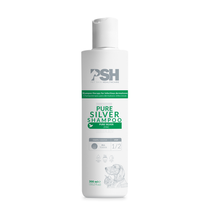 PSH Shampoo Pure Silver Hogar 300ml (Dermatosis)