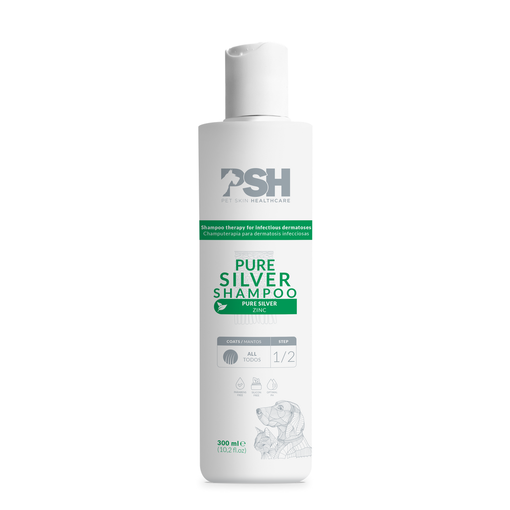 PSH Shampoo Pure Silver Hogar 300ml (Dermatosis)