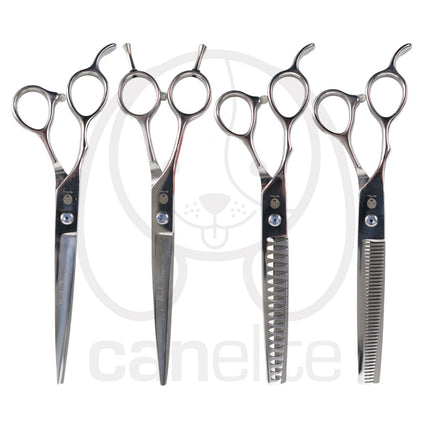 Set Tijeras Purple Dragon 7" Zurdos