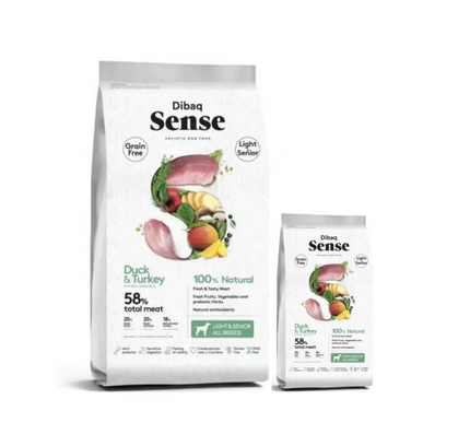 Dibaq Sense Alimento Holistic Pavo y Pato Light