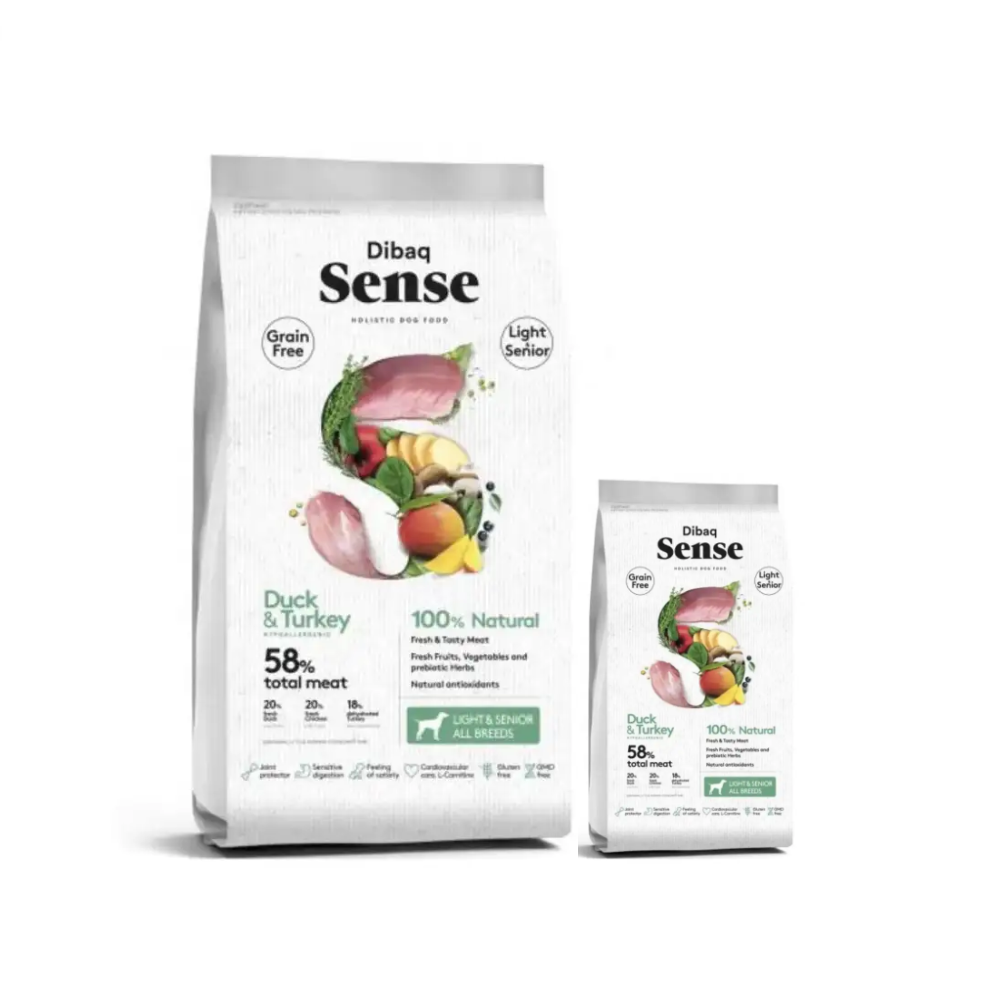 Dibaq Sense Alimento Holistic Pavo y Pato Light