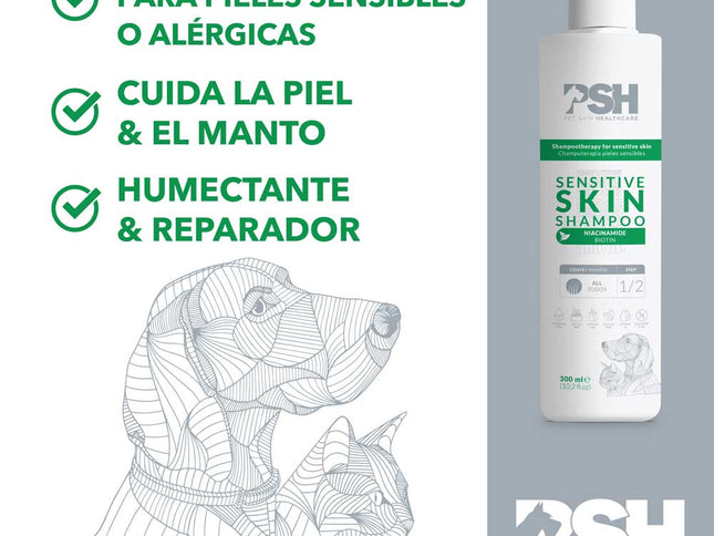 PSH Shampoo Sensitive Skin 300ml (Pieles sensibles)