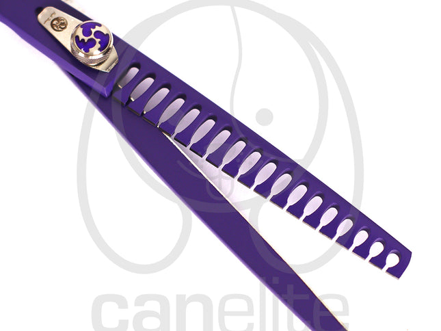 Purple Dragon Tijera Diente Tiburón 7"