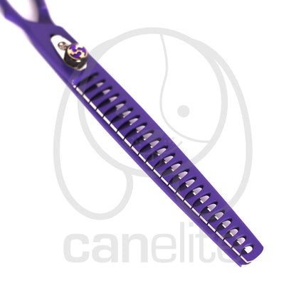 Purple Dragon Tijera Diente Tiburón 8"