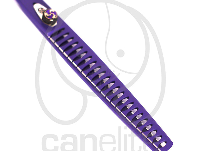 Purple Dragon Tijera Diente Tiburón 8"