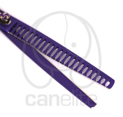 Purple Dragon Tijera Diente Tiburón 8"