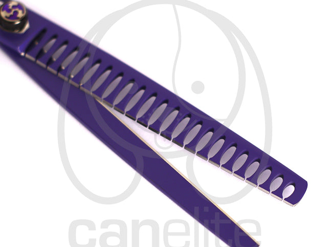 Purple Dragon Tijera Diente Tiburón 8"