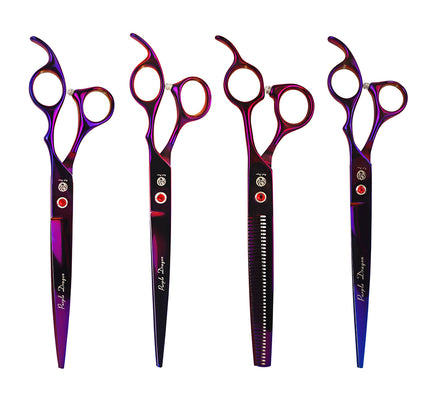 Set tijeras Purple Dragon 8"