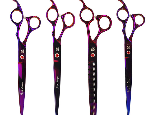 Set tijeras Purple Dragon 8"