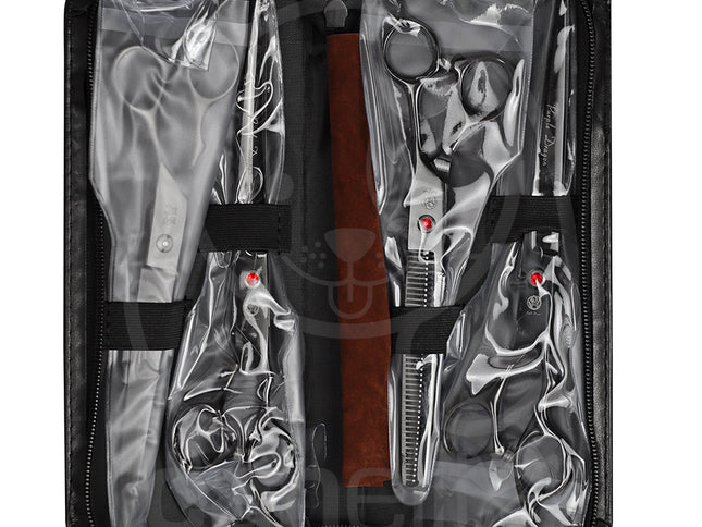 Set tijeras Purple Dragon 8"