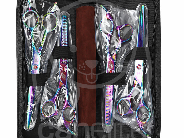 Purple Dragon Set tijeras 7"