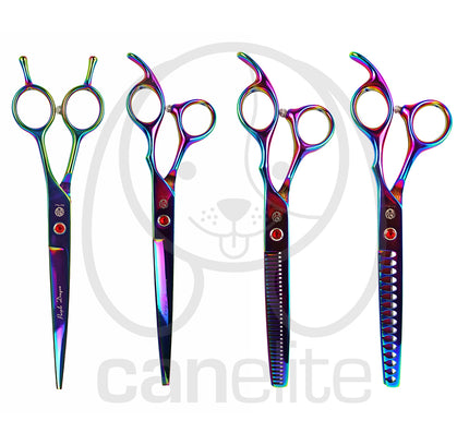 Purple Dragon Set tijeras 7"