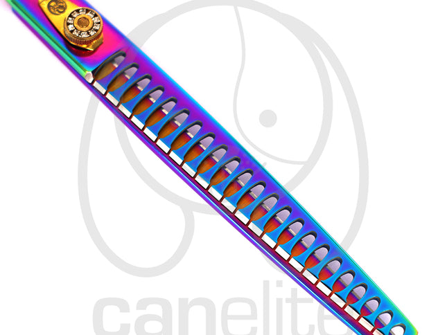 Purple Dragon Tijera Diente Tiburón 8"