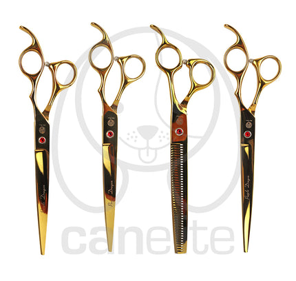 Set tijeras Purple Dragon 8"