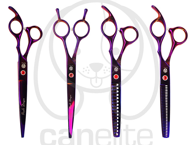Purple Dragon Set tijeras 7"