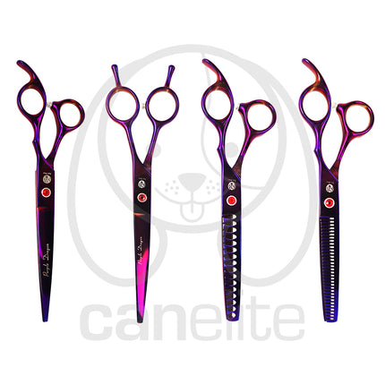 Purple Dragon Set tijeras 7"