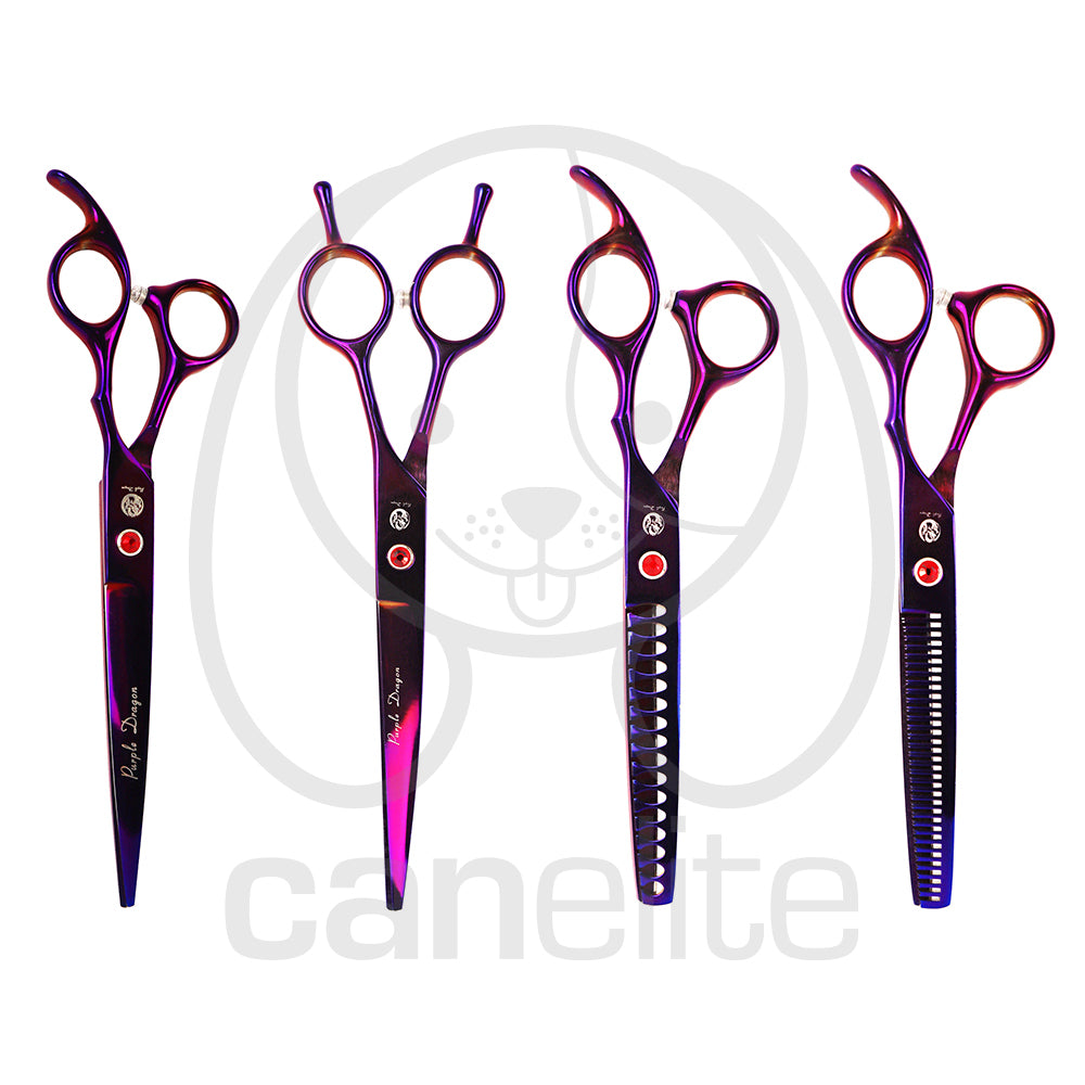 Purple Dragon Set tijeras 7"