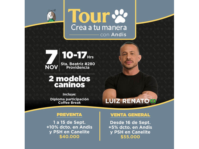 Evento Tour Andis 2025