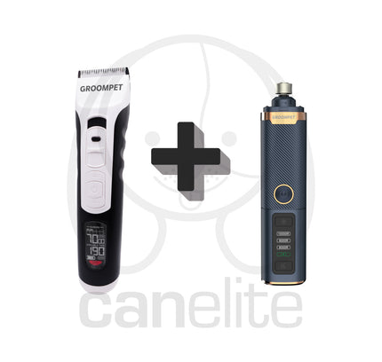 Trimmer Copper + limador Steel Groompet