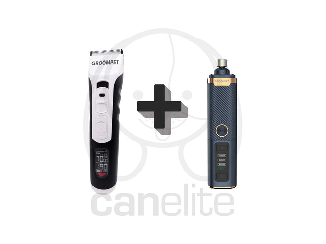 Trimmer Copper + limador Steel Groompet