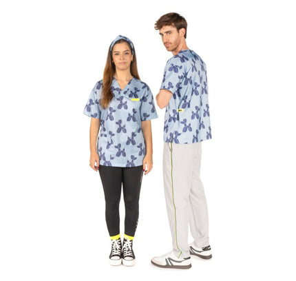 Artero Casaca Denver Estampada Poodle Azul