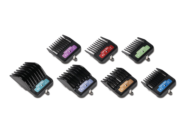 Set Alzadores Andis 7 piezas plastico clip