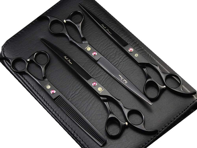 Set tijeras Purple Dragon 8"