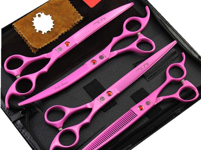 Set tijeras Purple Dragon 8"