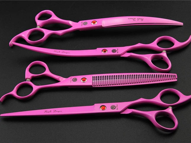 Set tijeras Purple Dragon 8"