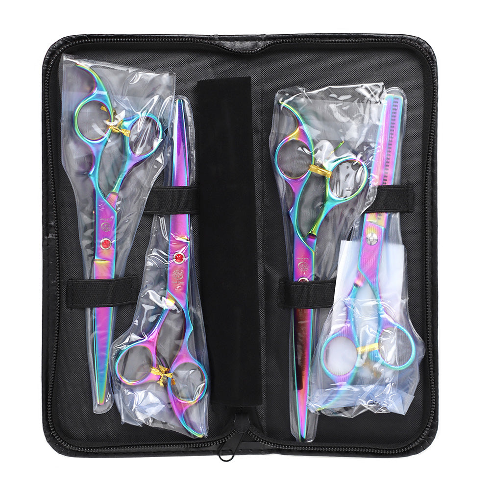 Set de tijeras Purple Dragon 7 pulgadas